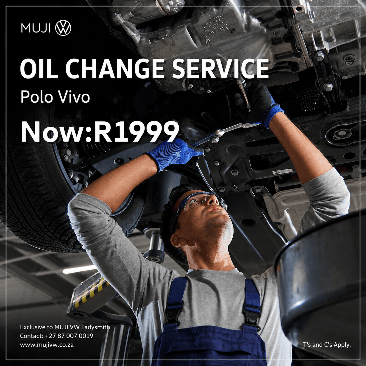 Polo Vivo Oil Change image from MUJI Volkswagen Ladysmith