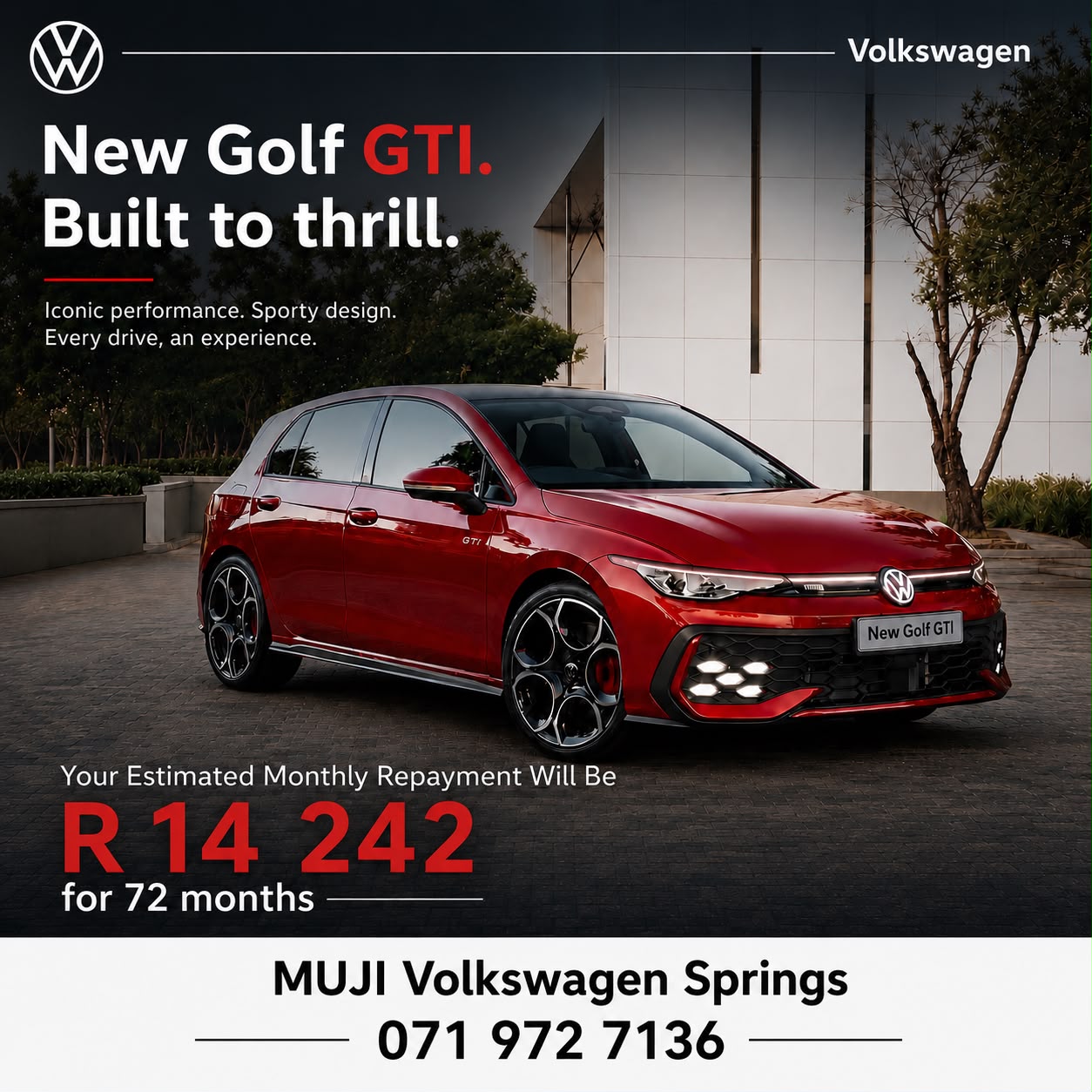 GOLF GTI image from MUJI Volkswagen Springs