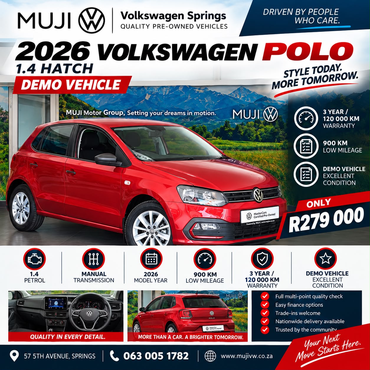 POLO 1.4 HATCH image from MUJI Volkswagen Springs