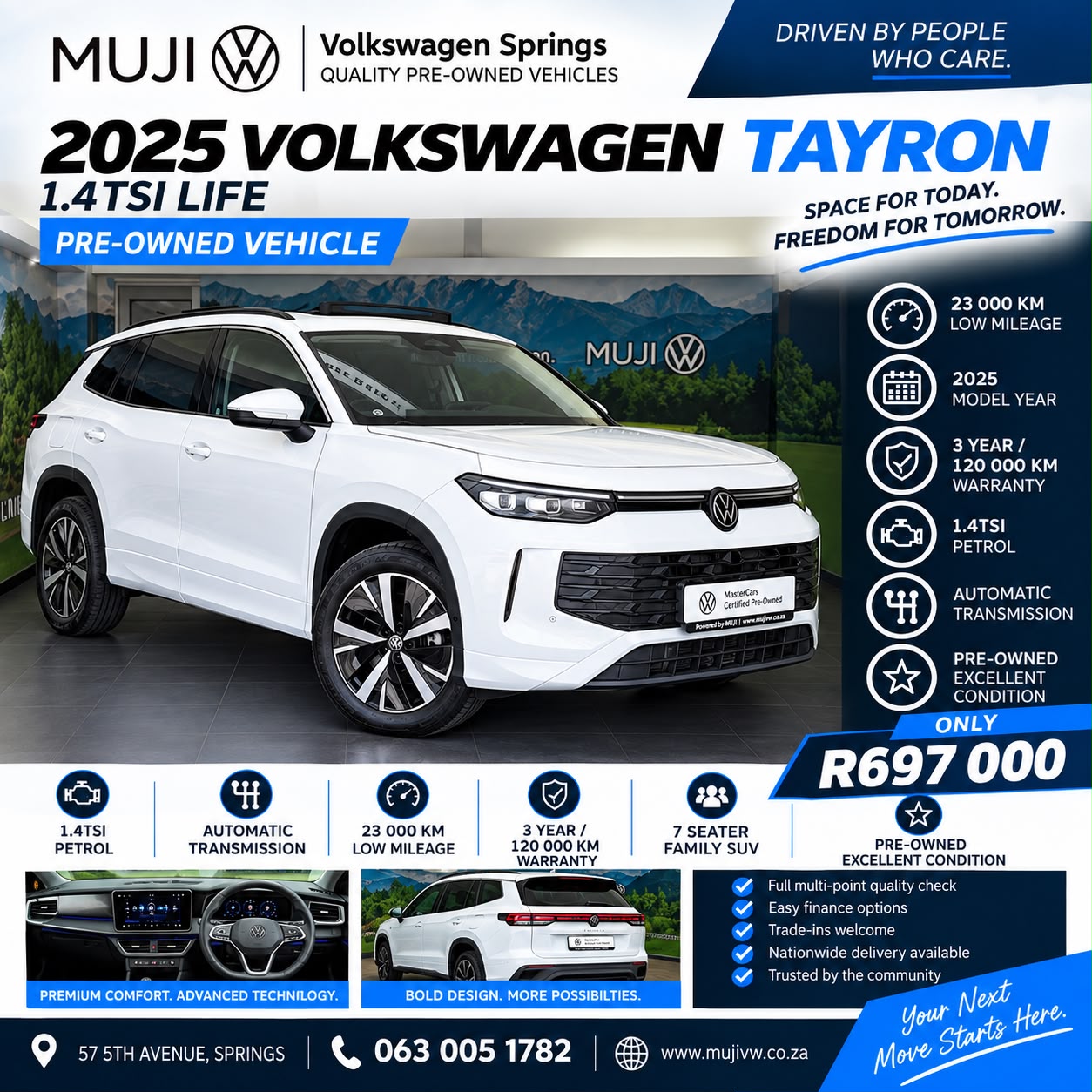TAYRON 1.4TSI LIFE image from MUJI Volkswagen Springs