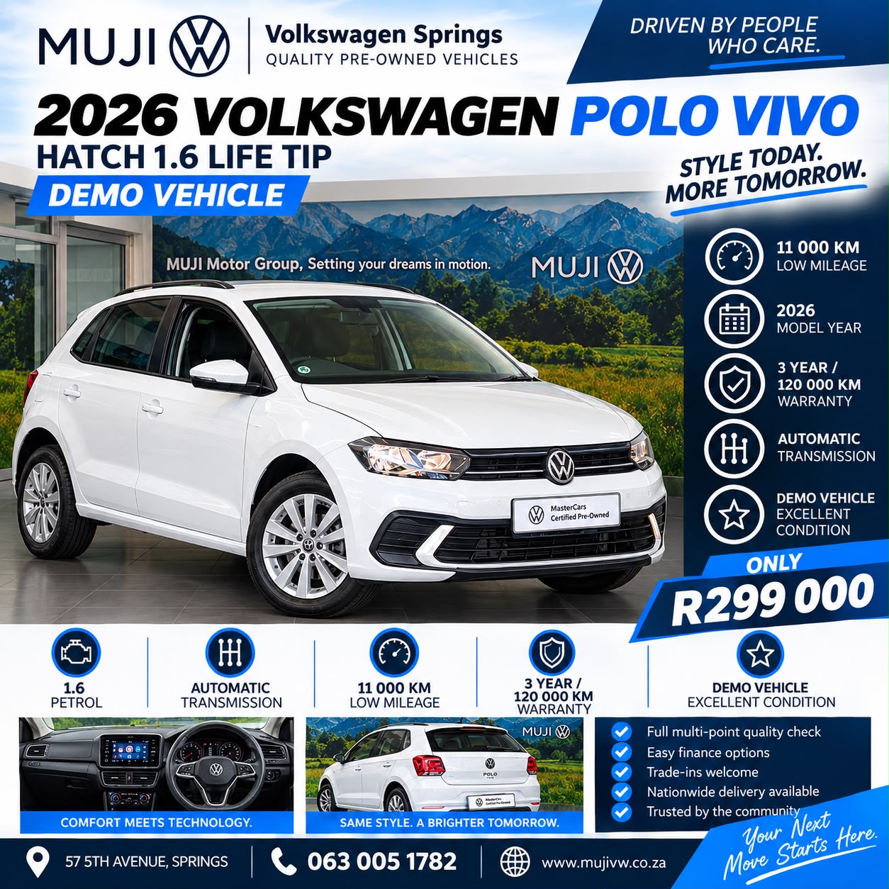 POLO VIVO 1.6 LIFE image from MUJI Volkswagen Springs
