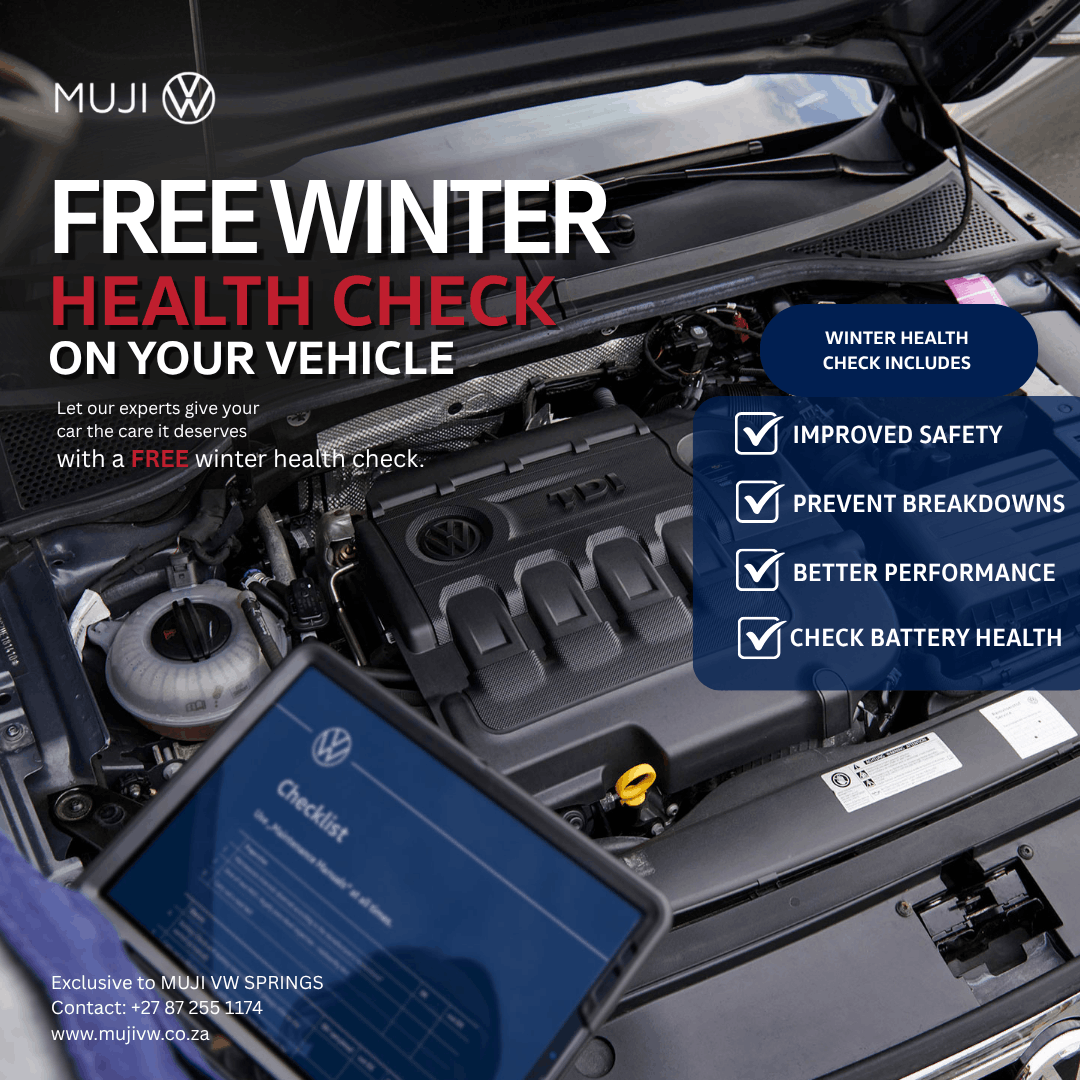 VW FREE WINTER HEALTH CHECK ON YOUR VEHICLE image from MUJI Volkswagen