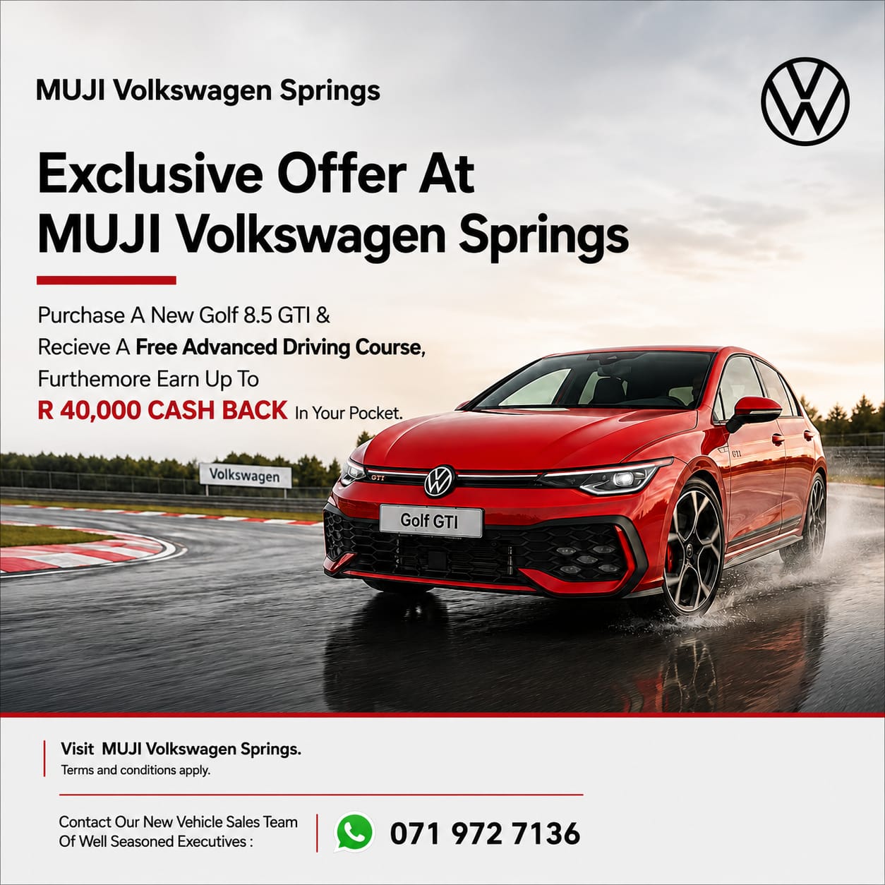 GOLF 8.5 GTI image from MUJI Volkswagen